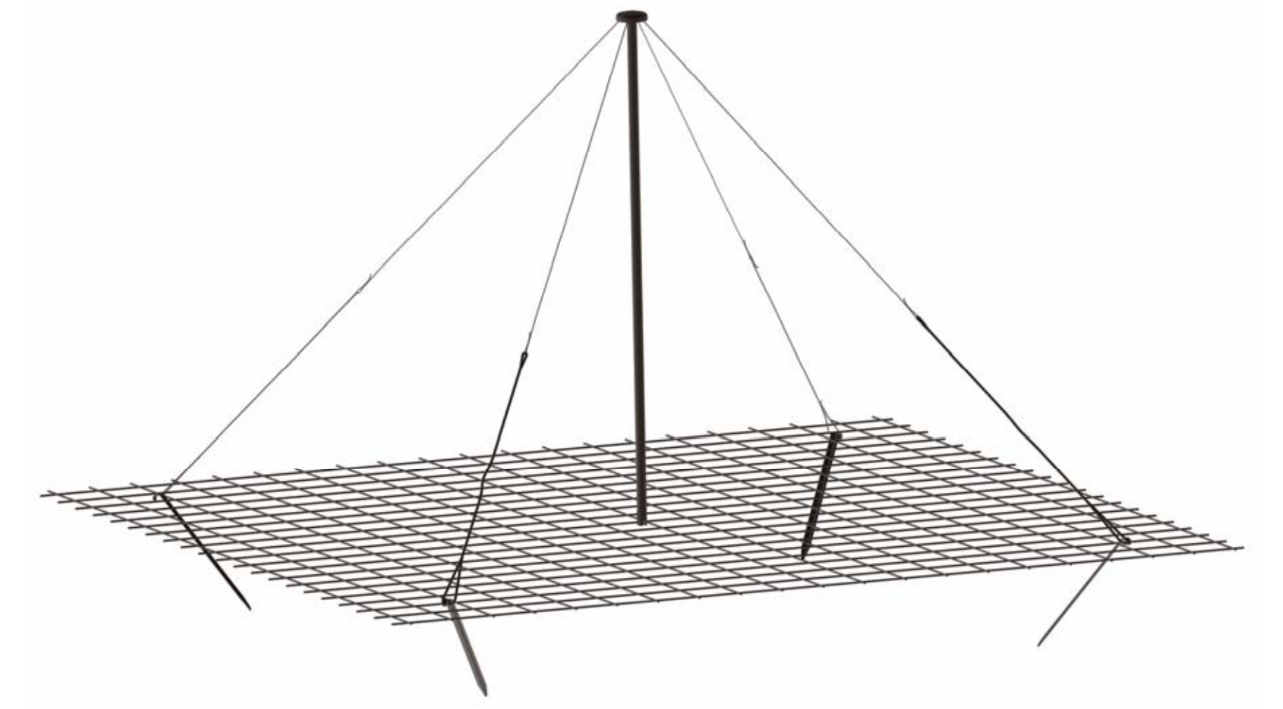 Sideview of LOFAR LBA antenna